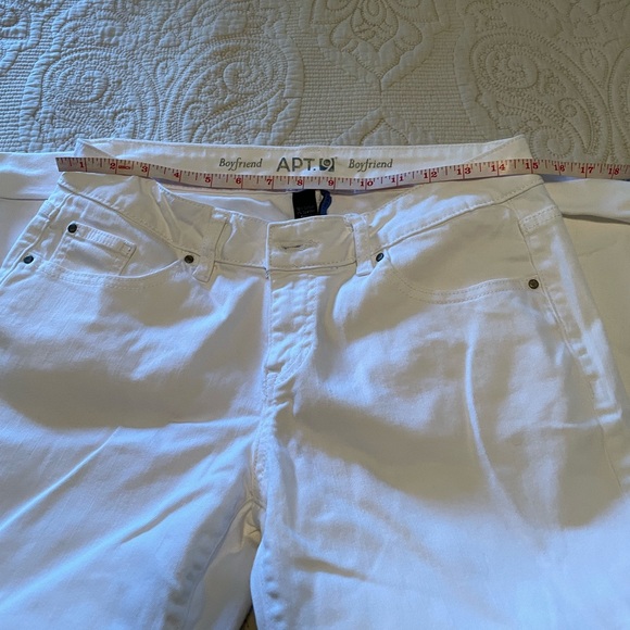 APT 9 Boyfriend White Jeans - Picture 3 of 9